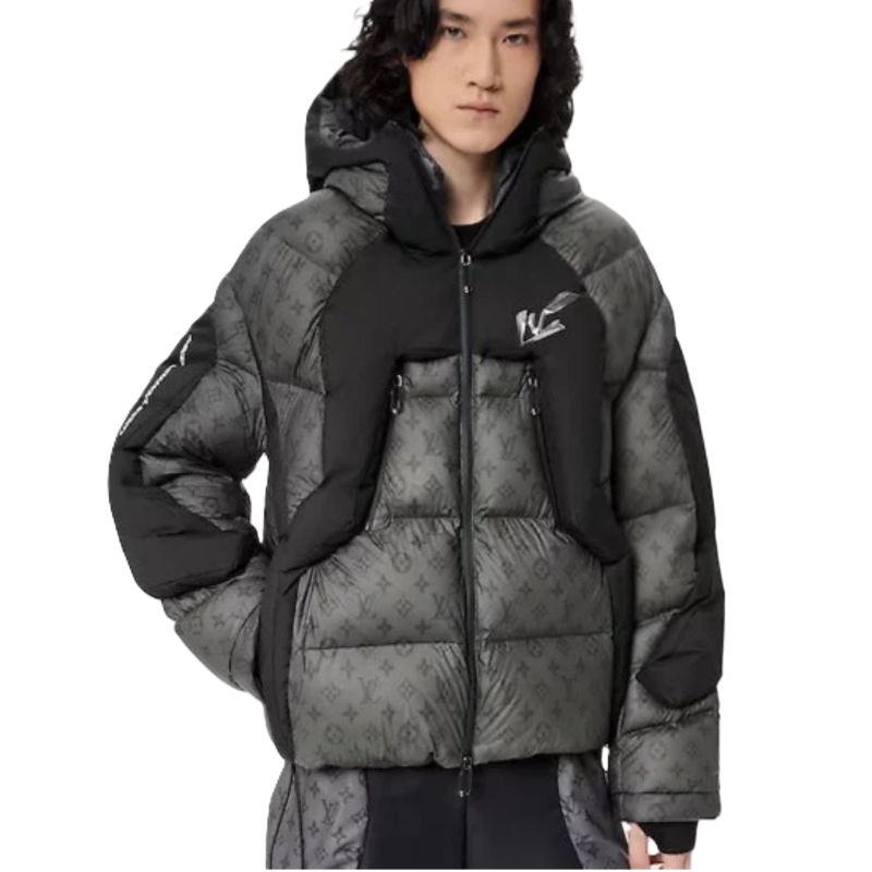 Louis Vuitton's latest Fall/Winter collection features temperature-sensitive color-changing down jackets.
