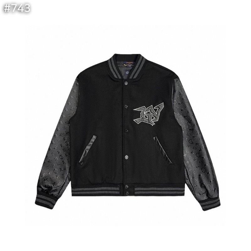 Louis Vuitton 22FW new dark clown baseball jacket for autumn and winter.