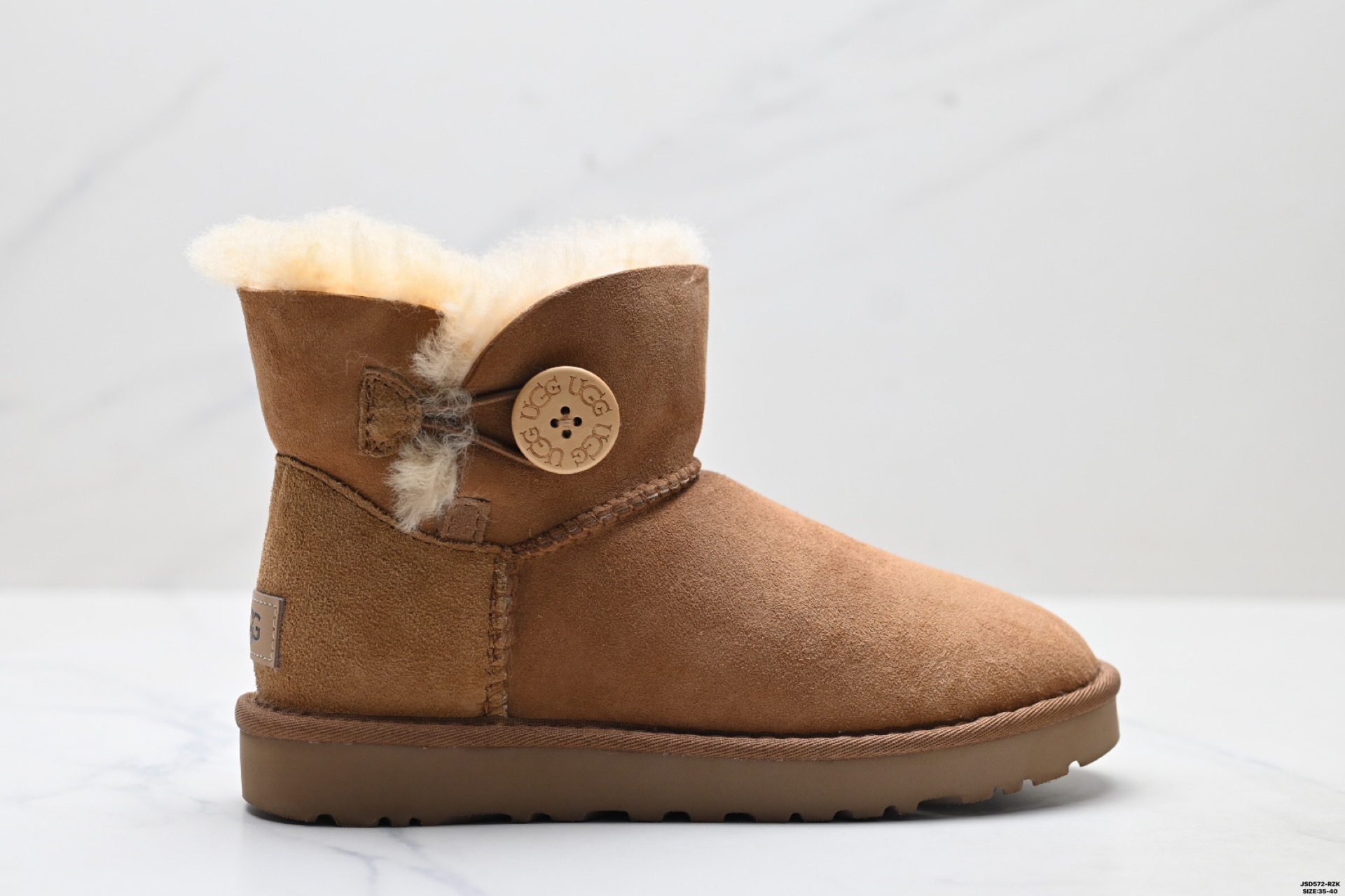 UGG MINI BAILEY BUTTON II autumn and winter European and American style classic button short flat sleeve boots snow boots women's boots