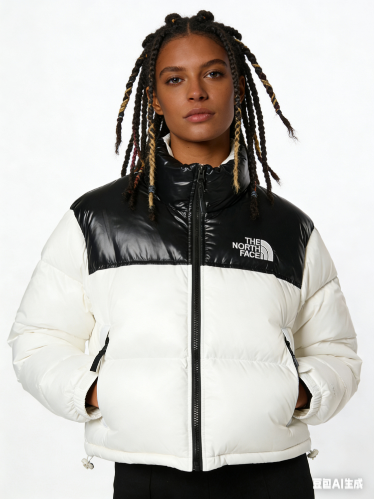 THE NORTH FACE Kendou down jacket white background